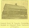 Largest Barn in Tampico Twp. 1910